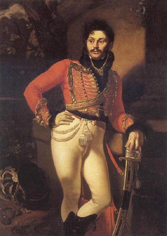 Kiprensky, Orest Portrait of Yevgraf Davydov,Colonel of The Life-Guards Spain oil painting art